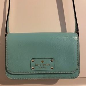 Kate Spade Flynn Wellesley Teal/Fiji Leather Cross